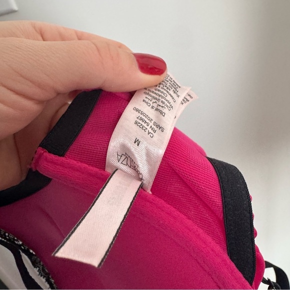 La Senza Pink Lace Trim Babydoll corset top M push up y2k princess - Picture 7 of 7